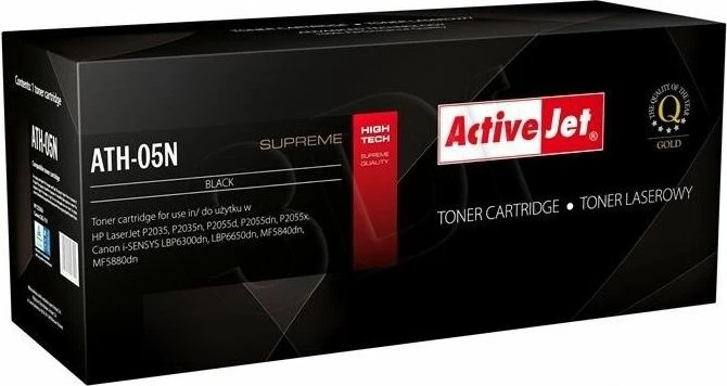 Toner Activejet ATH-05N kompatibil HP 05A (CE505A), 4000 faqe, i zi