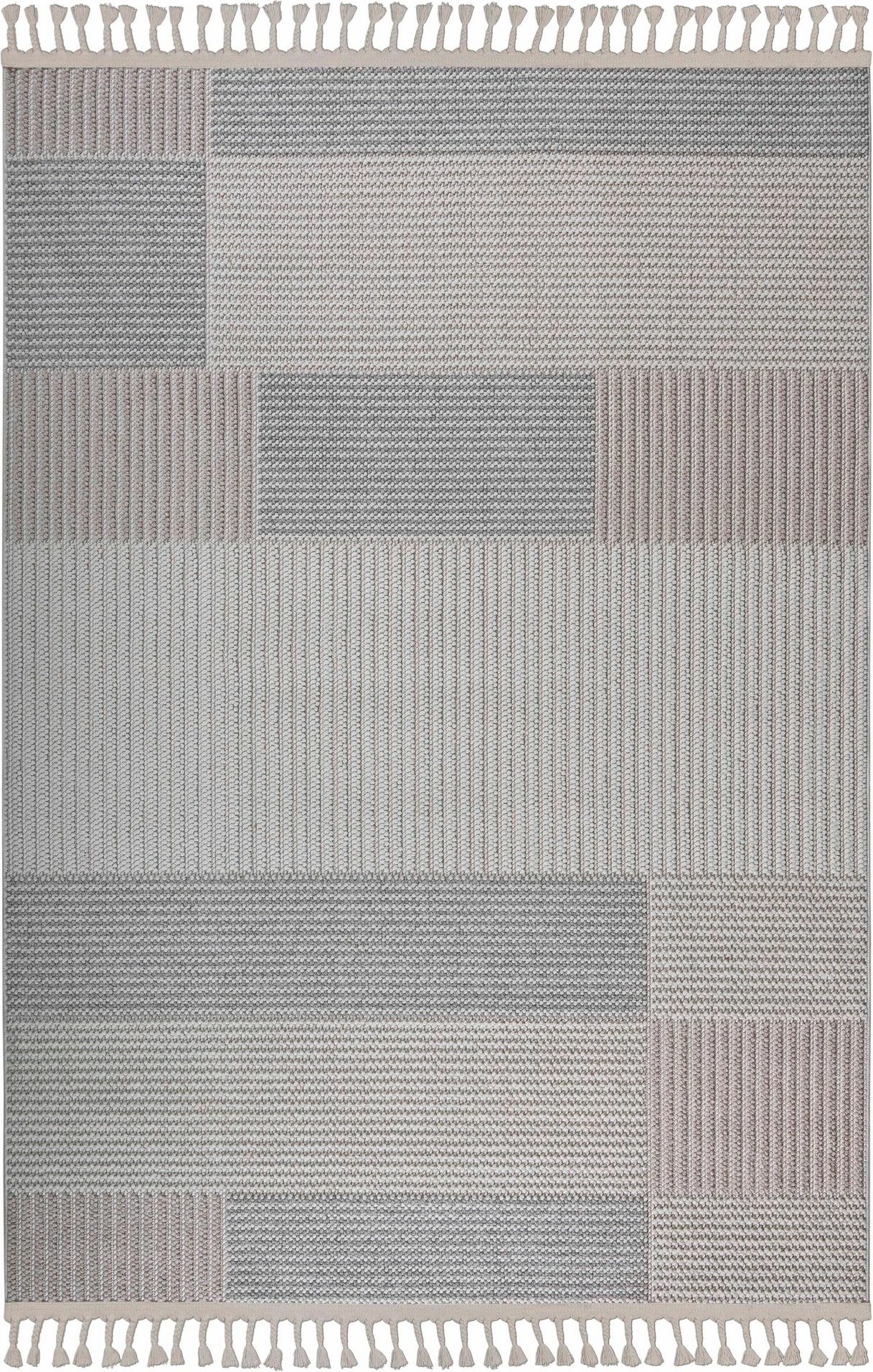 Qilim (120 x 170) Conceptum Hypnose, Korya - bezhë, gri