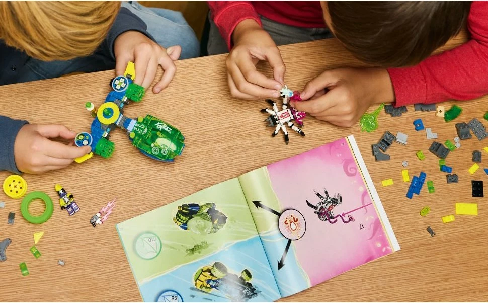 Set ndërtimi LEGO DREAMZzz 71491 Mateo me Z-Blob Action Rennwagen, 485 pjesë, multikolor