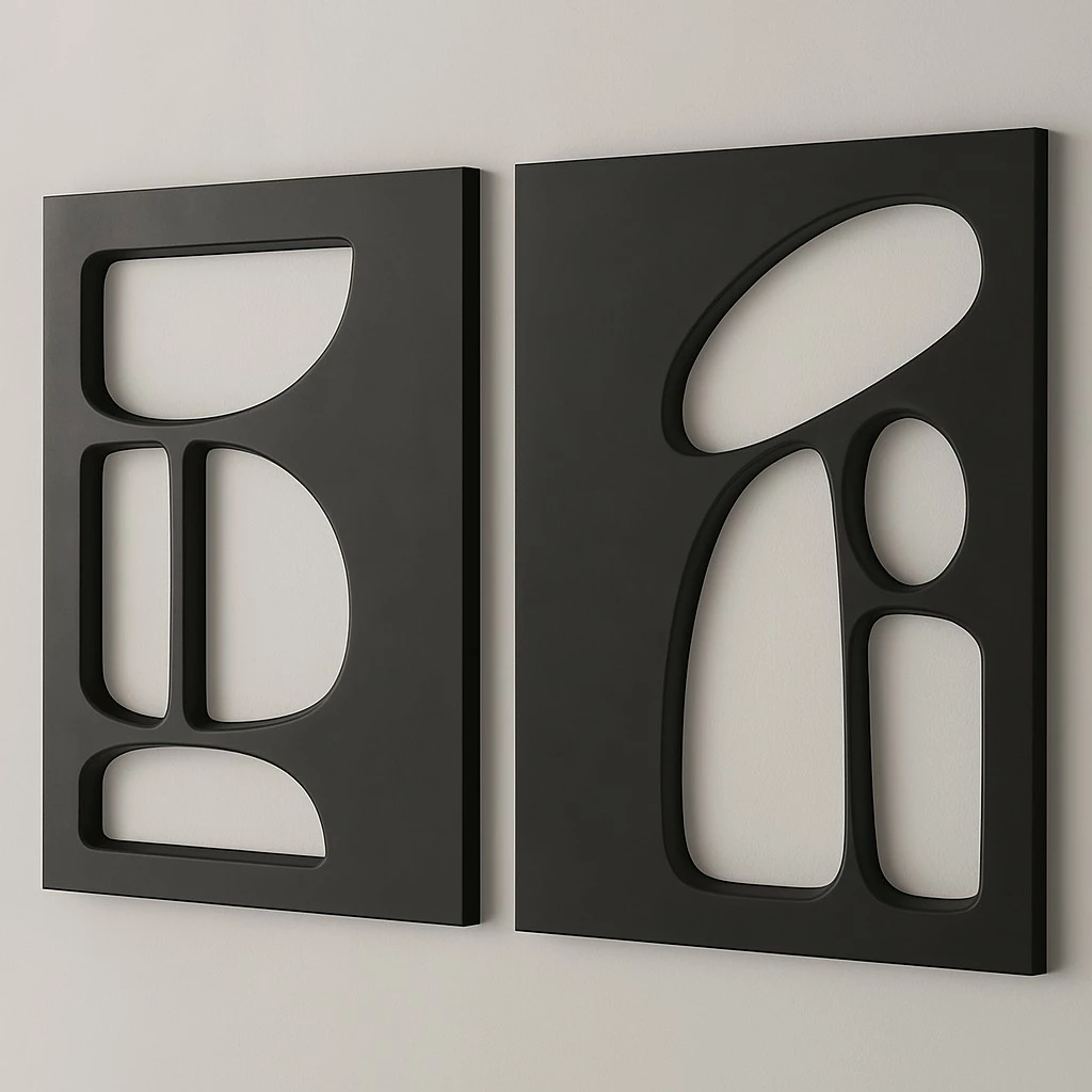 Pikturë dekorative MDF (2 copë), Wallity, Hhloyma00004, 40x60cm
