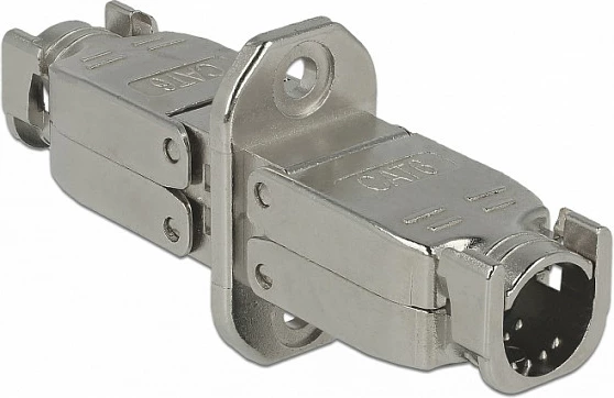 Kuplues rrjeti DeLOCK 86466, Cat6 U/FTP (STP), 2x LSA, inox