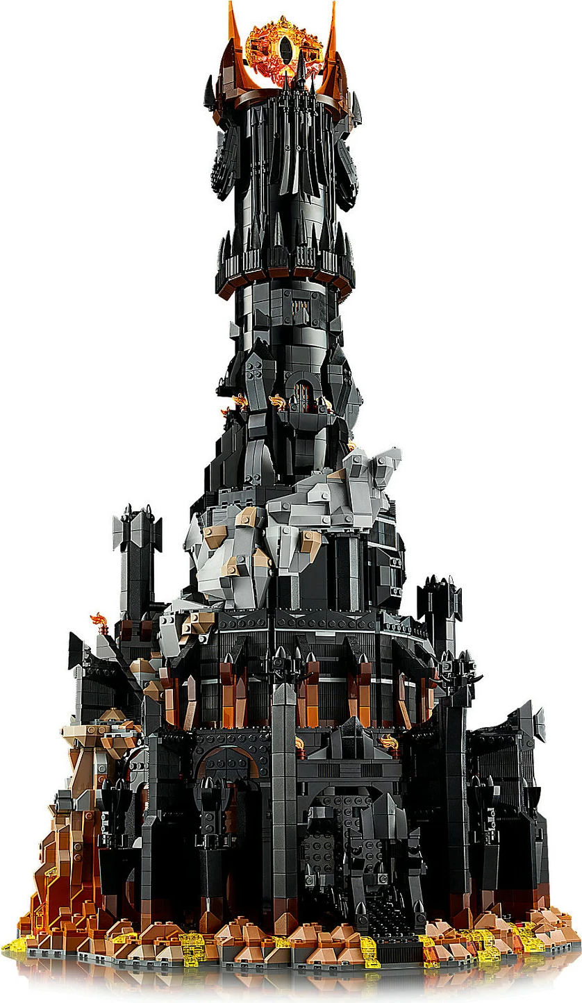Set ndërtimi LEGO Icons The Lord of the Rings 10333 Barad-dûr, 5471 copë, 18+, shumëngjyrësh