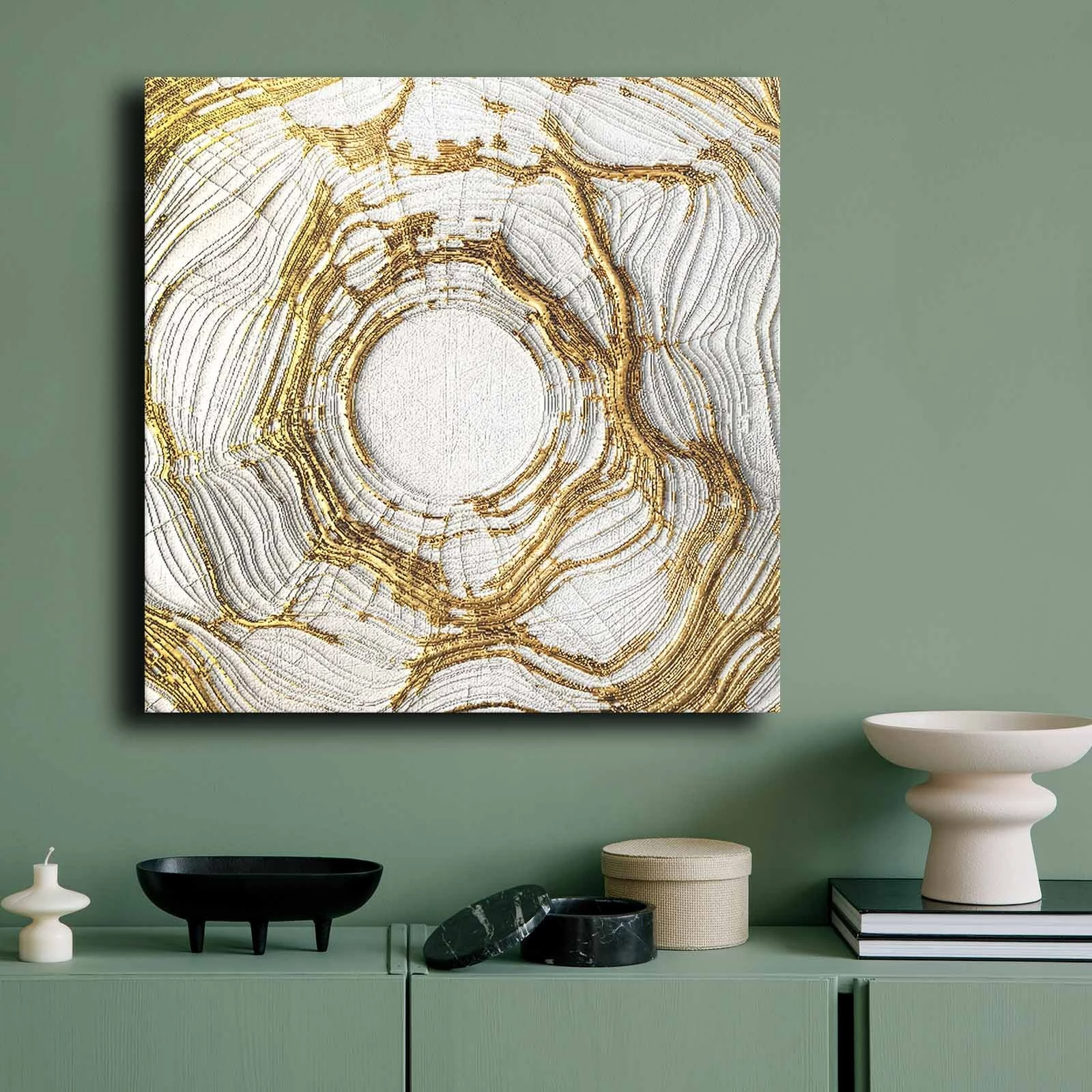 Pikturë dekorative në kanavacë, Wallity 7070GSC-004, shumëngjyrëshe, 70x70cm
