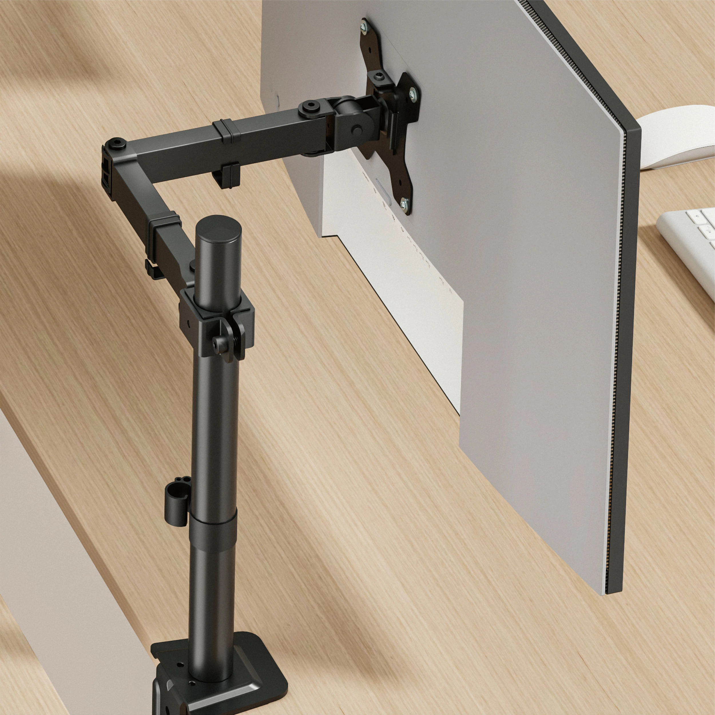 Mbajtëse tavoline monitori EQUIP 17"-32" (1x), 360°, 10 kg, e zezë