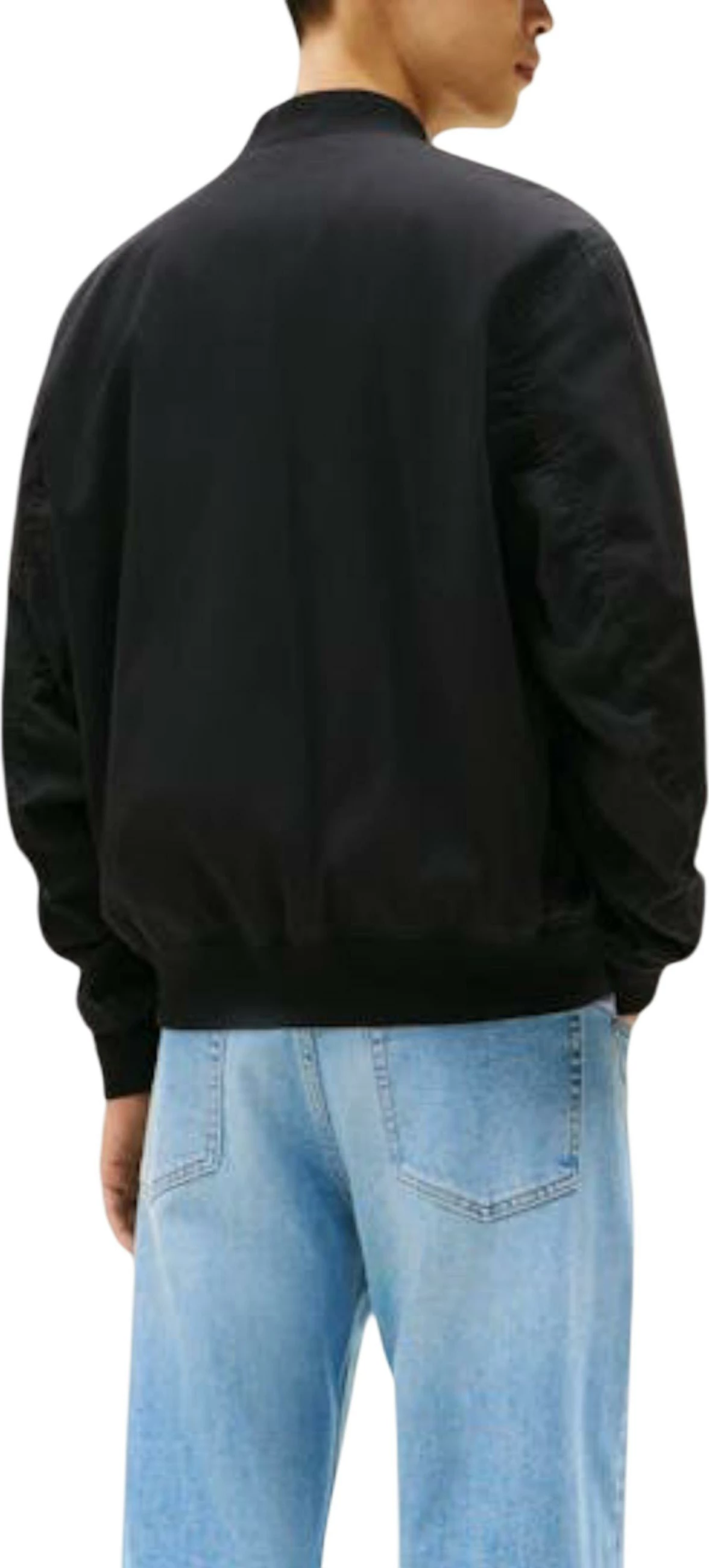 Jakne bomber Tommy Hilfiger Jeans DM0DM21674 për meshkuj, e zezë [Madhësia: XXL]