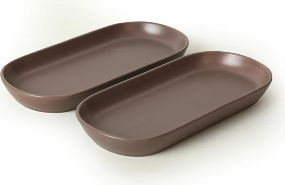 Set pjatash servirëse (2 copë), Hermia Concept, taupe, ST080102F958A000000MAKYK00