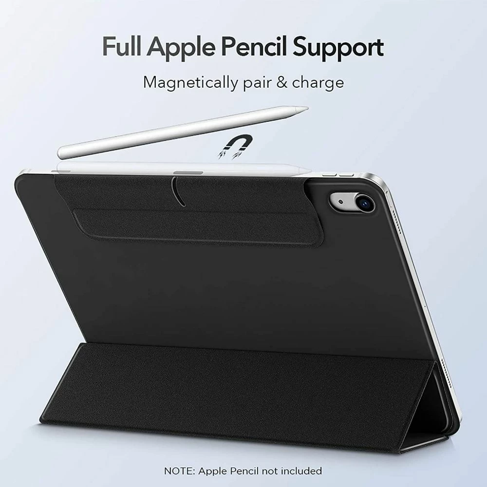 Mbështjellës magnetik ESR Rebound Magnetic për iPad Air 10.9\" (2020 4th gen / 2022 5th gen), me kapak, me stand, i zi, 1 copë