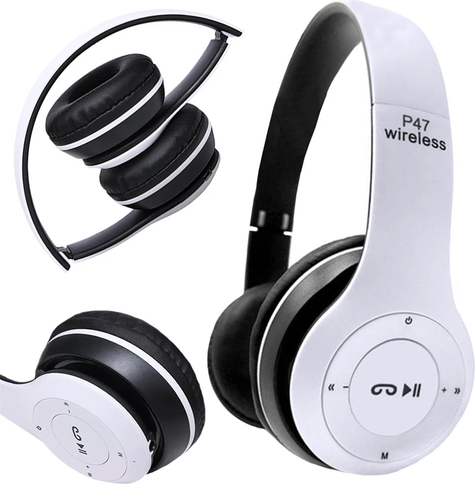 Kufje Wireless mbi-vesh (Over-Ear) P47 me Bluetooth