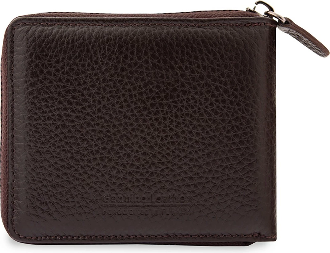 Portofol unisex Zoozie Bags, Carole, ngjyrë kafe