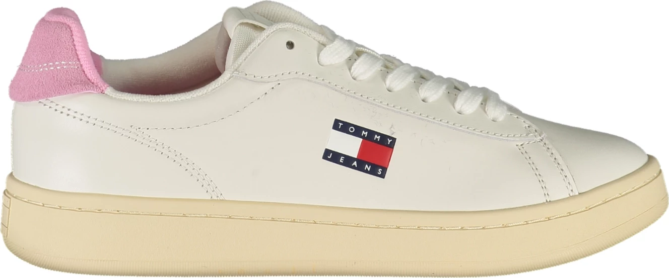 Atlete femra Tommy Hilfiger, të bardha me detaje rozë