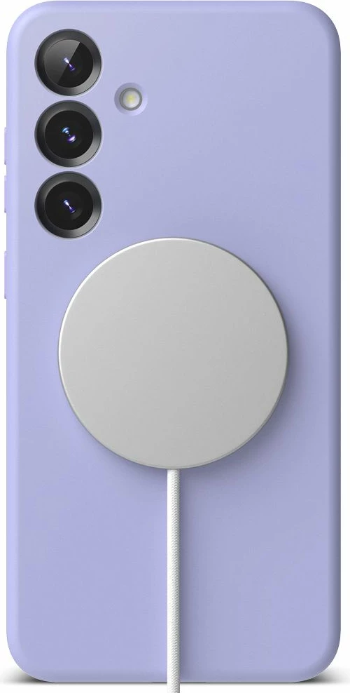 Mbështjellës Ringke Silicone MagSafe për Samsung Galaxy S25+, Violet