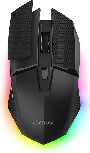Maus gaming Trust GXT122 FELOX+ Dual Wireless, 12000 DPI, RGB, e zezë