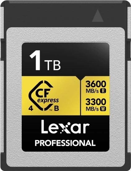 Kartë memorie CFexpress Type B Lexar Professional Gold 1TB (LCXEXP4001T-RNENG)
