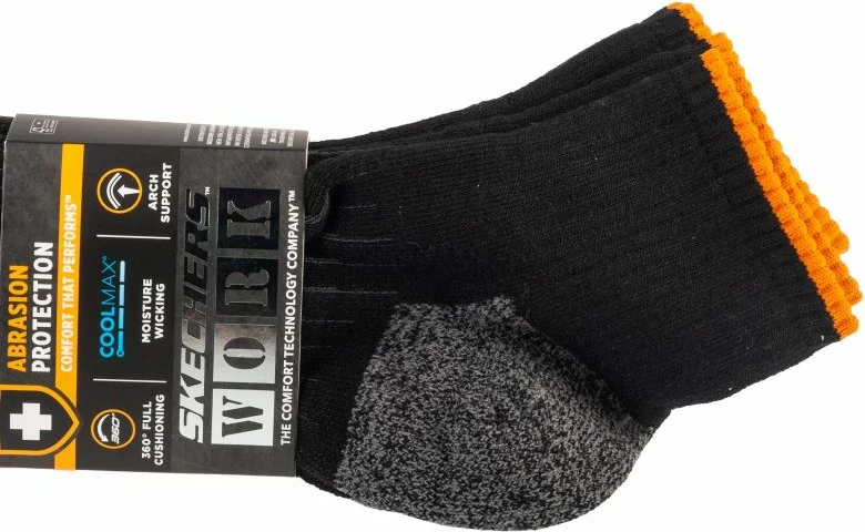 Çorape për meshkuj Skechers, të zeza