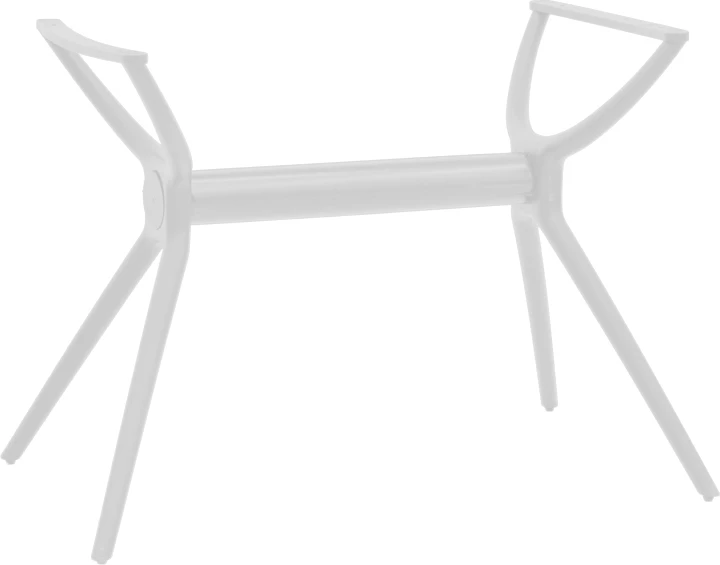 Bazë tavoline Herno, e bardhë, 106x61x73cm