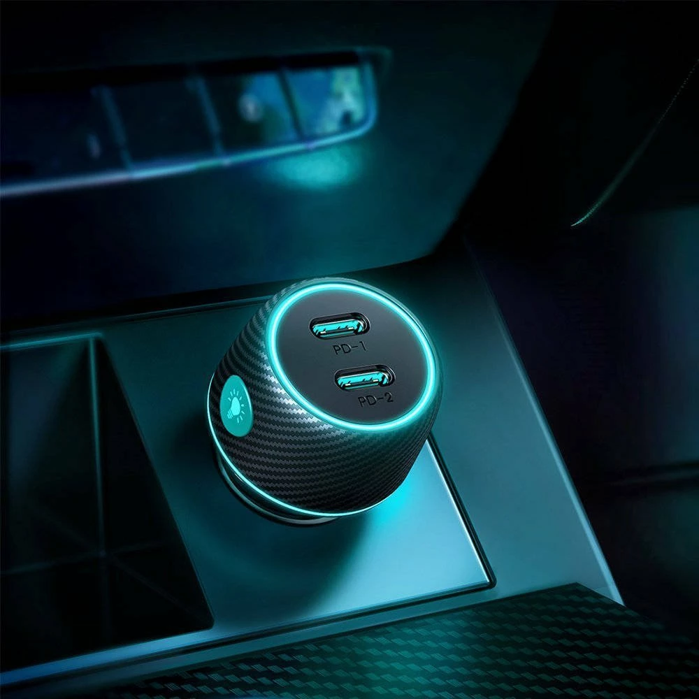 Karikues veture Joyroom JR-CCN02 70W 2x USB-C PD/QC, i zi (JYR745)