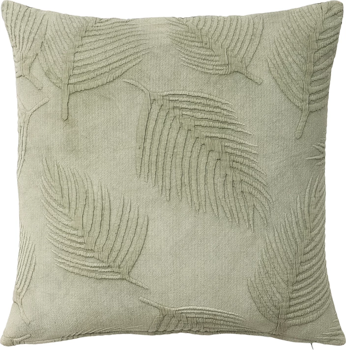 Jastëk dekorativ Quit Mint C, kadife pambuku, 50x50cm, ngjyrë mente