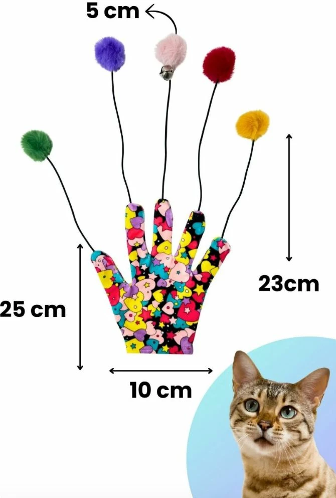 Lodër për mace, Paws & Whiskers, Miyav 1016, shumëngjyrëshe, 45x10cm
