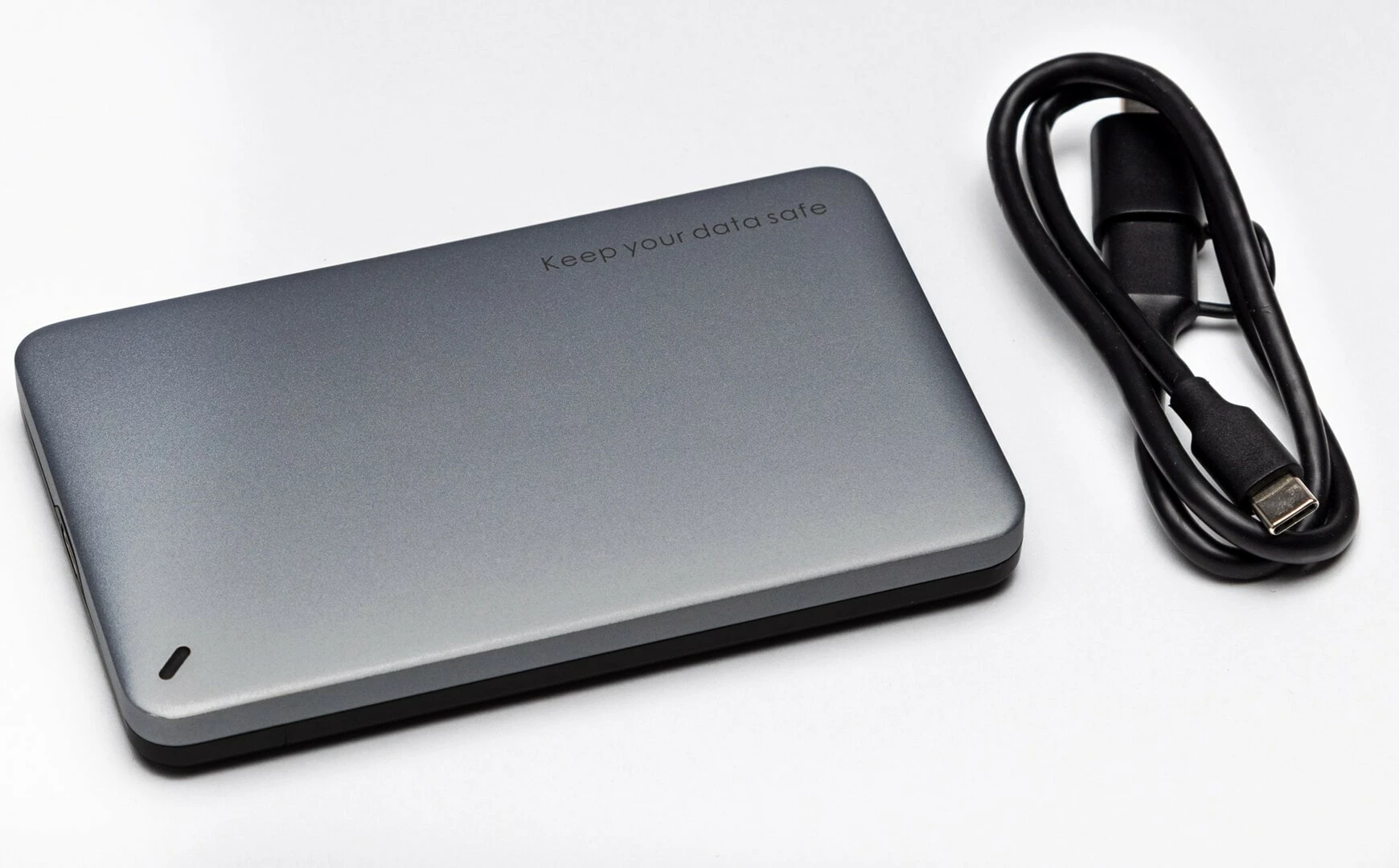 Case për Hard Disk Tech Time 2.5'' Transparent Hdd enclosure SATA 5G/USB A TO Type-C 0.5m Length Cable