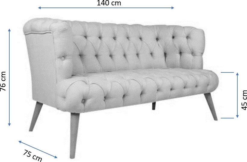 Divan dy-vendësh Atelier del Sofa, West Monroe, ngjyrë gri