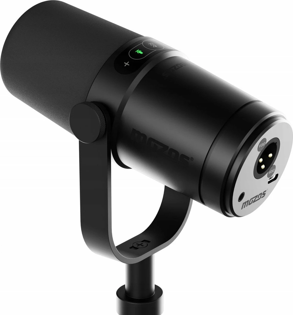 Mikrofon Mozos MKIT Studio Pro dinamik kardioid 192kHz/24-bit USB-C/XLR/3.5mm, set me stativ tavoline, i zi