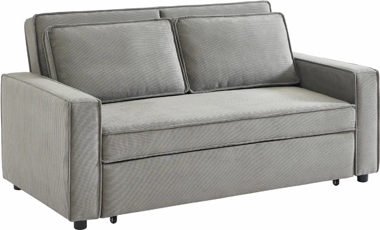 Divan krevat Cubo, 3 vende, ngjyrë gri, 172x90x89cm