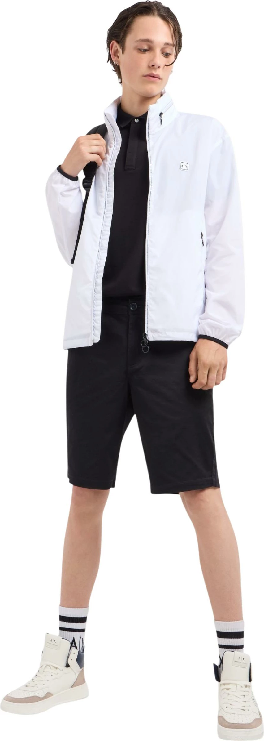 Shorce për meshkuj Armani Exchange 8NZS42 ZN1RZ, të zeza [Madhësia: W33]