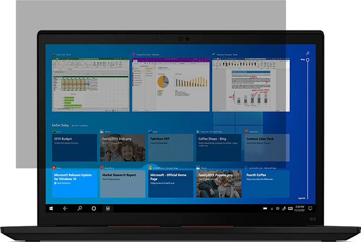 Filtër privatësie për ekran laptopi Lenovo 4XJ1U03945, për X13 Gen2, 13.3", 16:10, pa kornizë