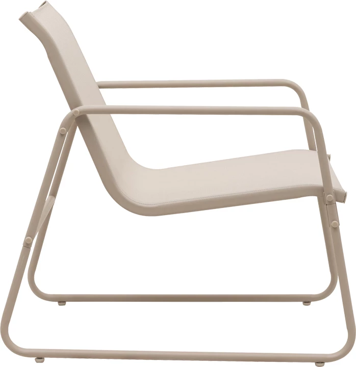 Set verandë për jashtë, tekstilene-metal, ngjyrë kapuçino