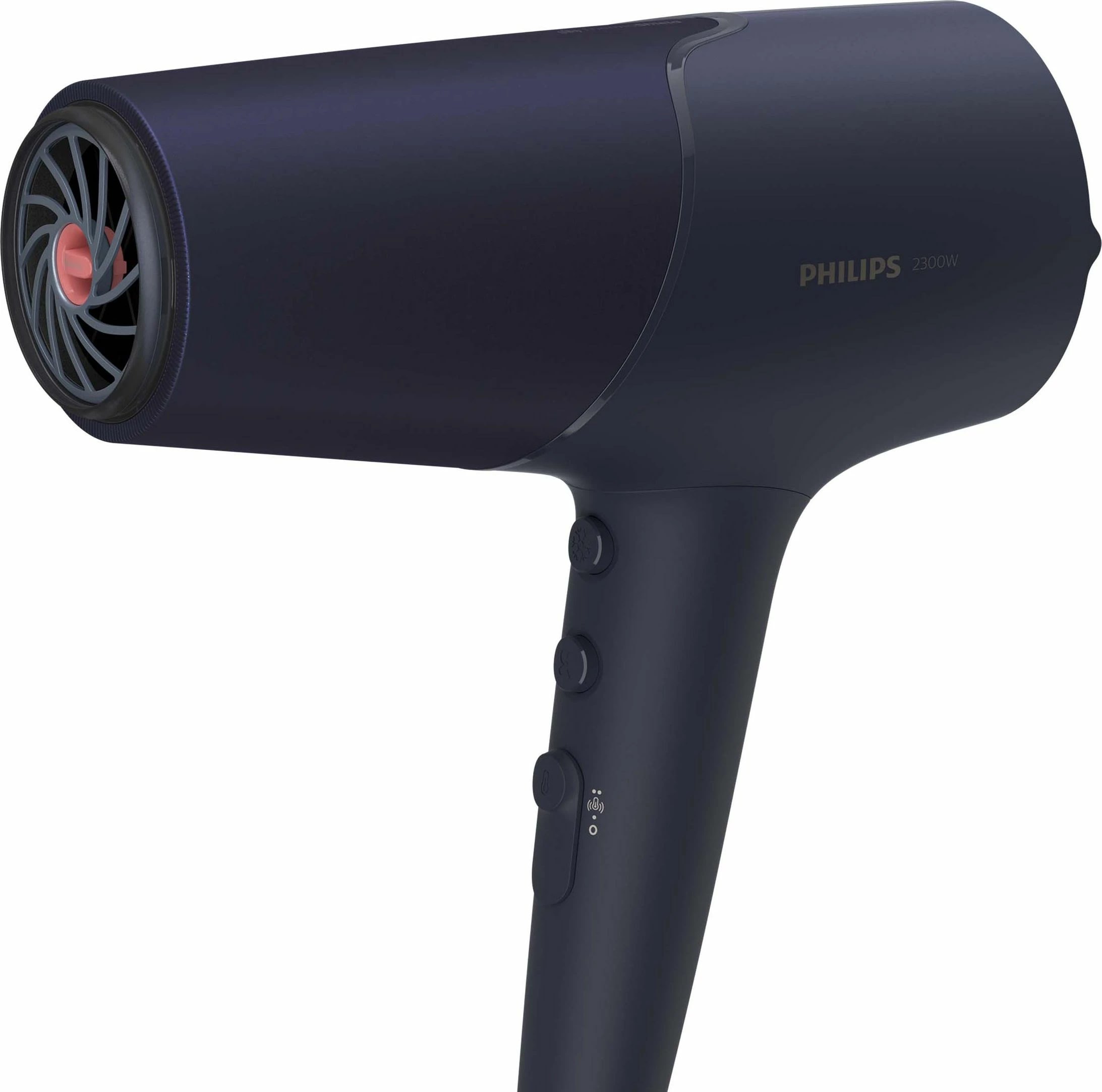 Tharëse flokësh Philips Series 5000 BHD510/00 2300W, ThermoShield, ionizim, 6 nivele, cold shot, blu, me difuzor dhe koncentrator