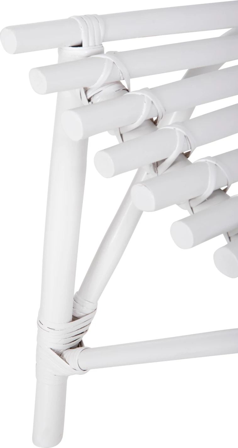 Karrige për jashtë CELLION FH9812.03, shkopinj rattan, ngjyrë e bardhë, 76x72x83H cm