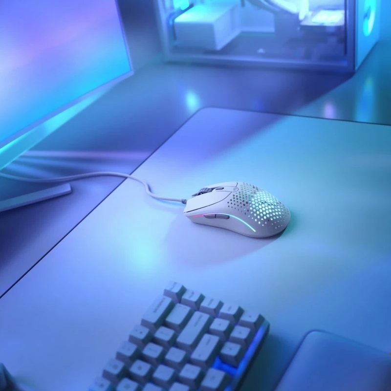 maus gaming Glorious Model O 2, i bardhë