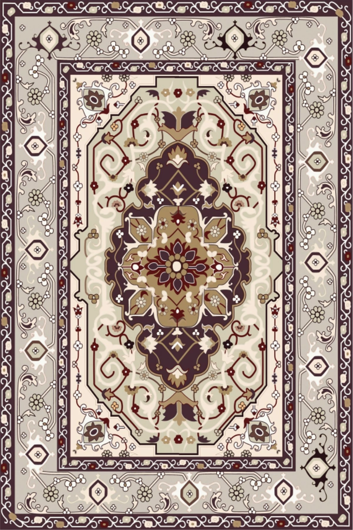 Qilim për korridor, shumëngjyrësh, Conceptum Hypnose CT-1090, 80x150cm