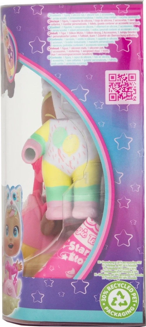 Kukull Cry Babies Stars Jumpy Monsters Nunu, me aksesorë, për fëmijë