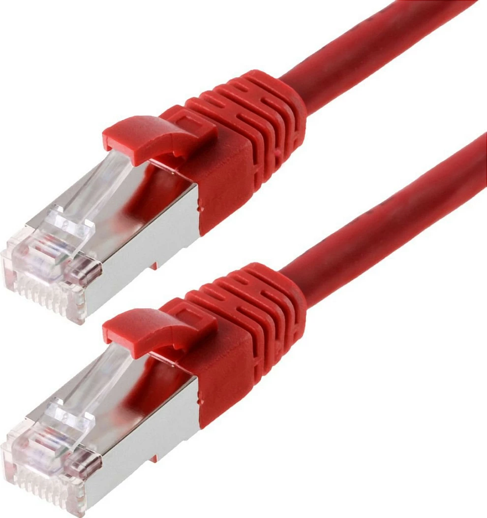 Kabllo rrjeti Helos Cat.5e Patch, 5 m, SF/UTP, AWG 26, e kuqe