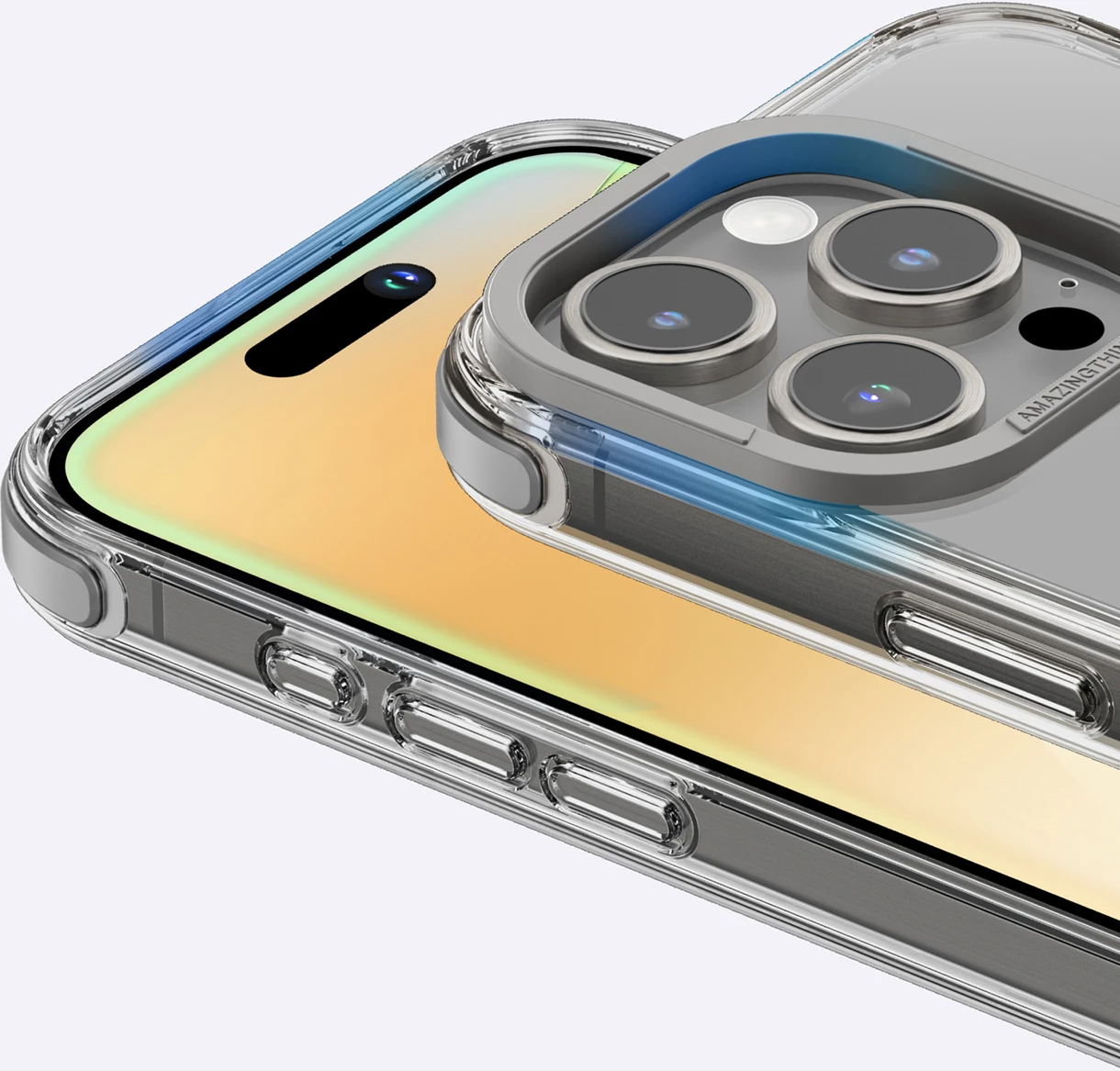 Mbështjellës AmazingThing Omni Mag Case për iPhone 16 Pro, Gri