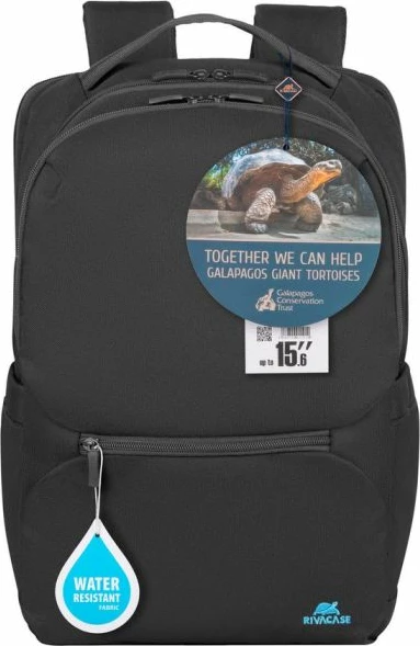 Çantë shpine për laptop RIVACASE 7764 15.6", rezistente ndaj ujit, e zezë