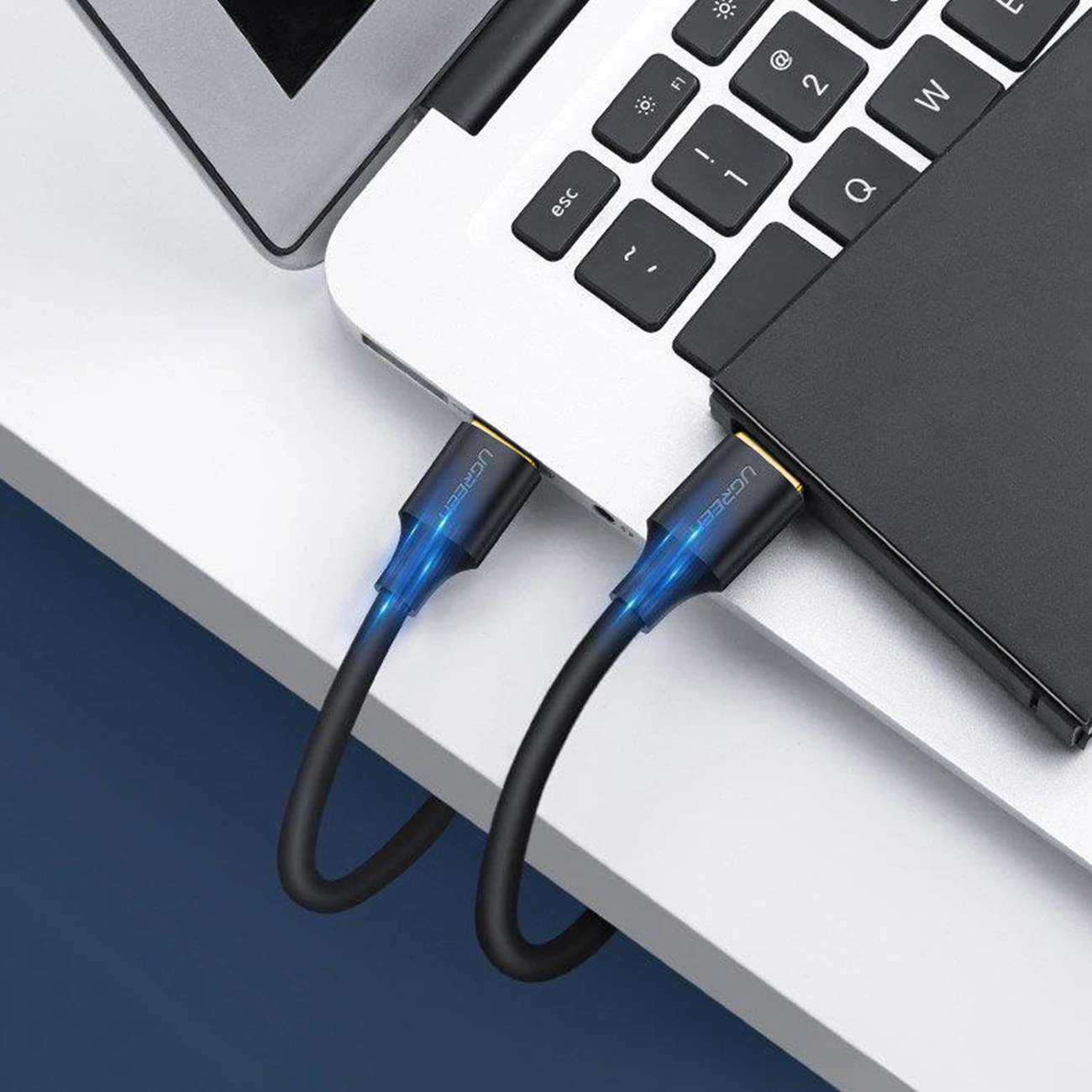Kabllo USB-A 3.0 Ugreen US128 10371, 2m, e zezë