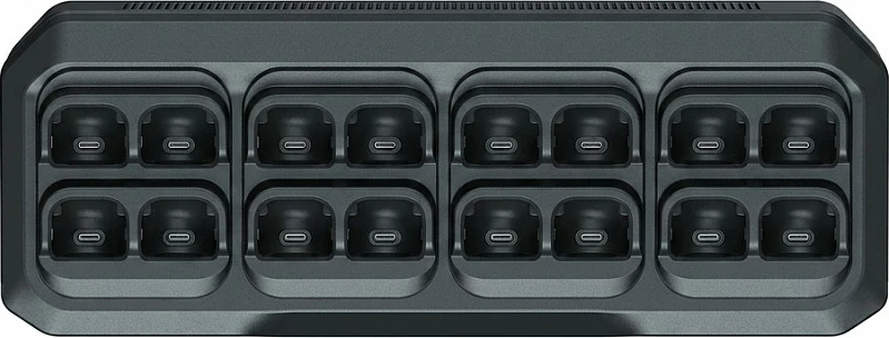 Karikues shumëfish HYTERA S1 mini, 16-slot, i zi