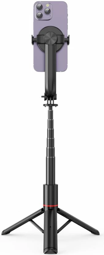 Selfie stick me tripod Tech-Protect L04S, Bluetooth, për smartphone, MagSafe, i zi