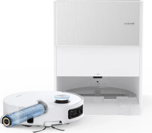 Robot fshesë me korrent Dreame Aqua10 Ultra Roller Complete, 30000Pa, bateri 6400mAh, stacion auto-zbrazje & larje/tharje, e bardhë