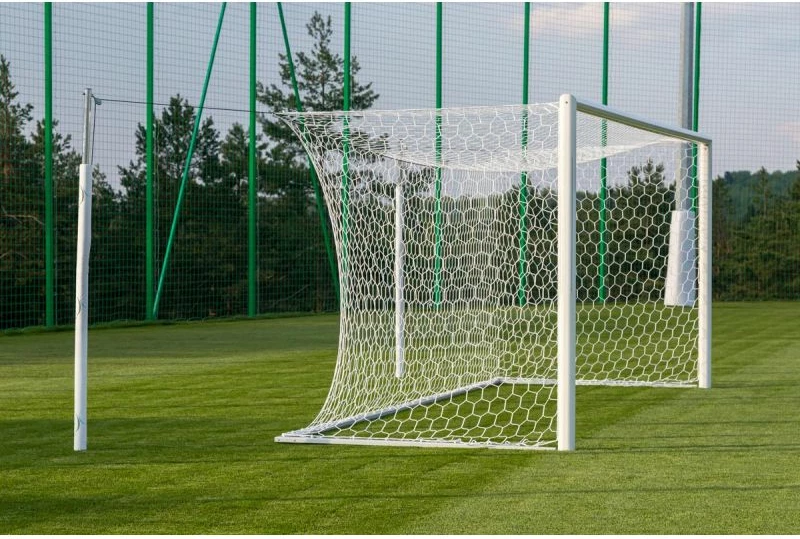 Rrjetë portash për futboll Yakimasport, e bardhë