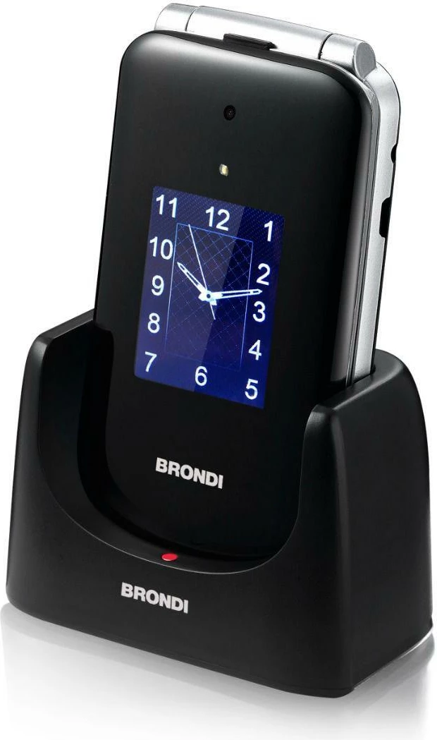 Celular Brondi Amico Supervoice, nero/silver