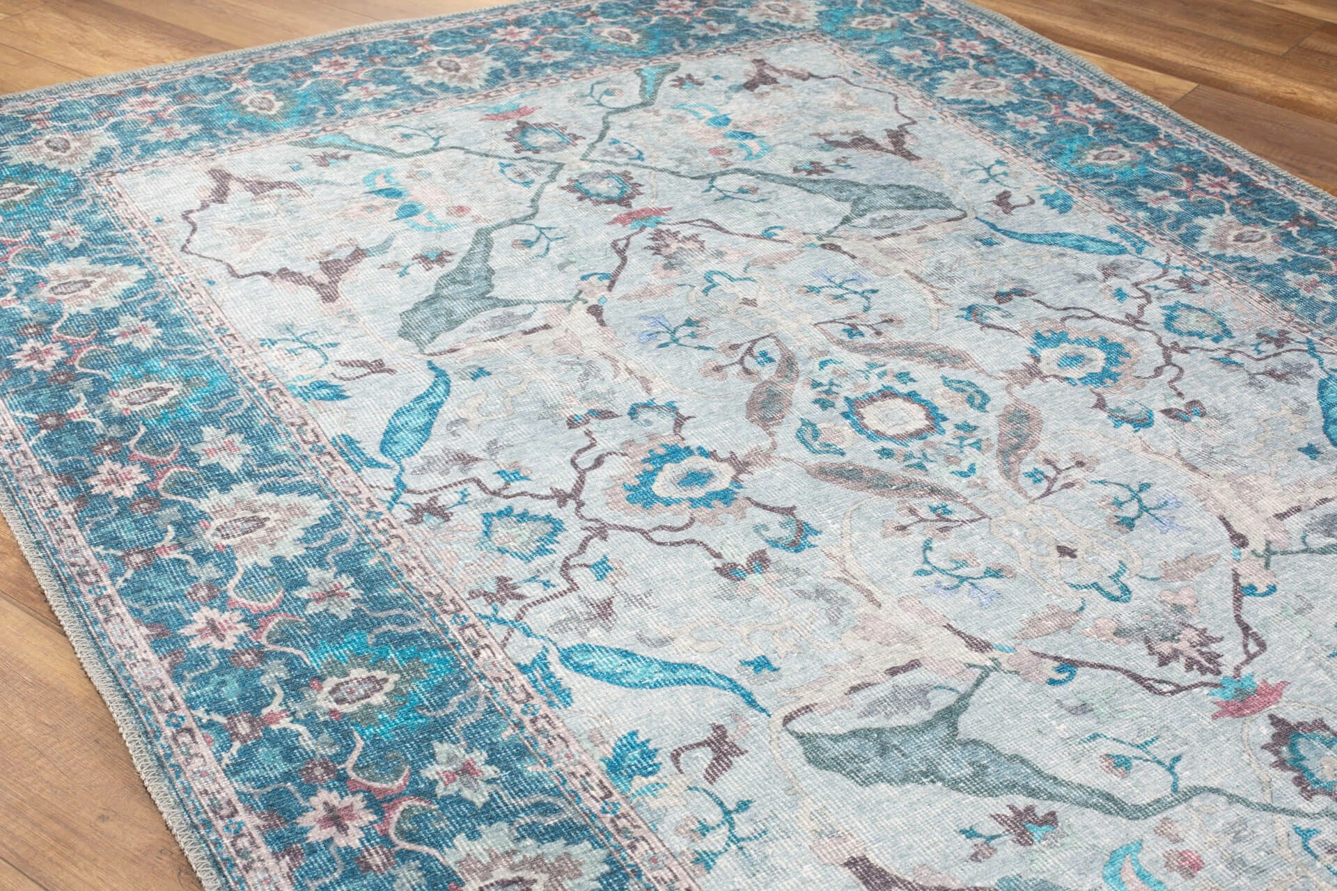 Qilim për korridor, Dorian Chenille, ngjyrë blu, 75x230cm