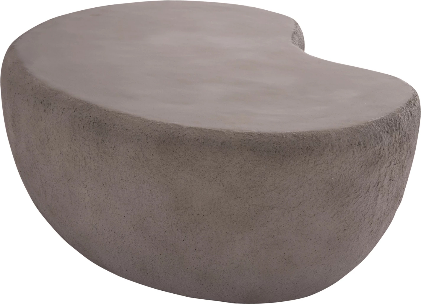 Tavolinë kafeje GERSON, fibër çimento, ngjyrë gri, FH18151.03S, 104x72x40cm