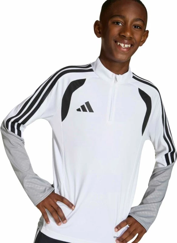 Maicë trajnimi për fëmijë adidas, bardhë-gri [Madhësia: 140 cm]
