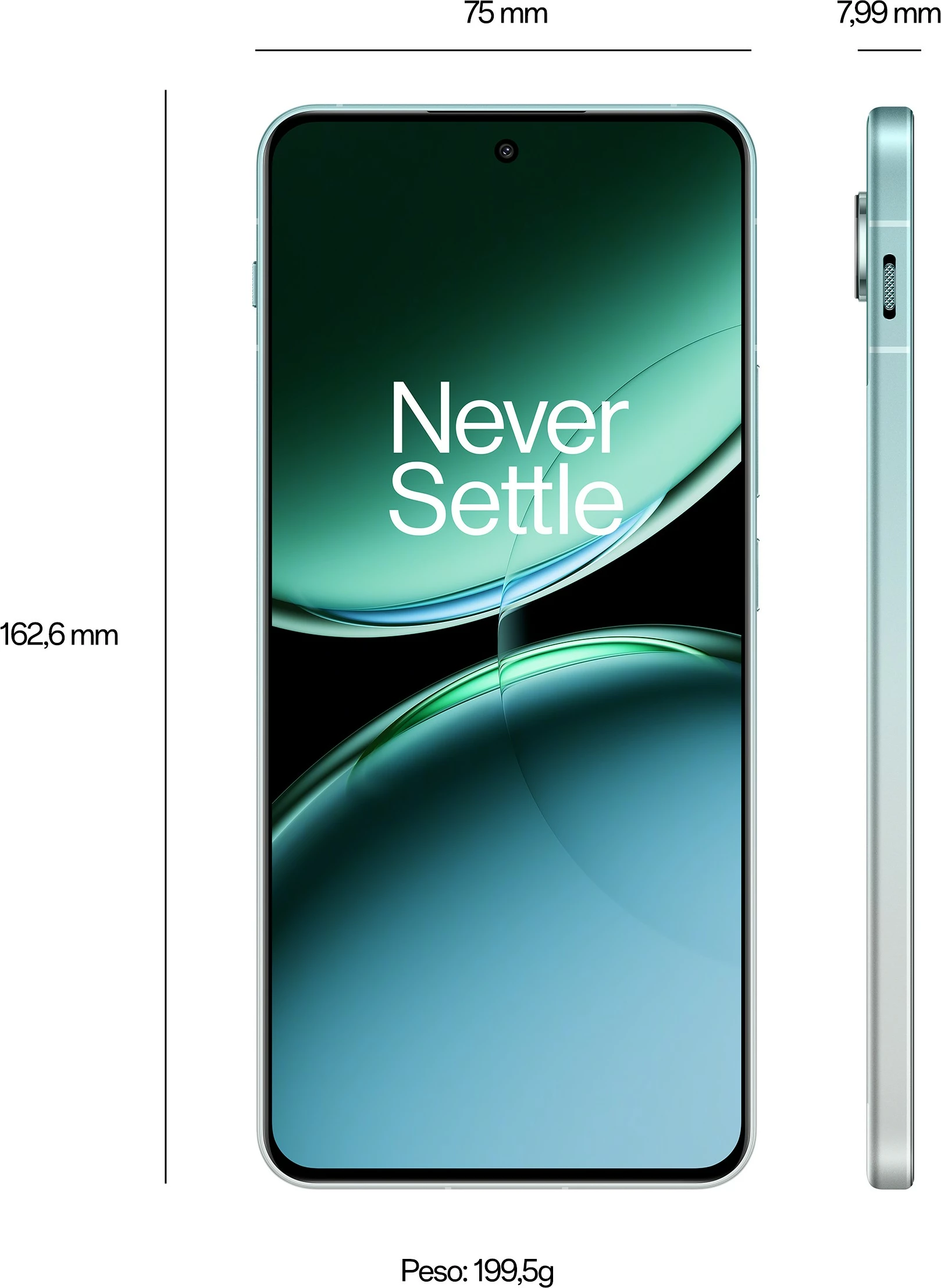 Celular OnePlus Nord 4, 16GB/512GB, 5G, Android 14, Oasis Green