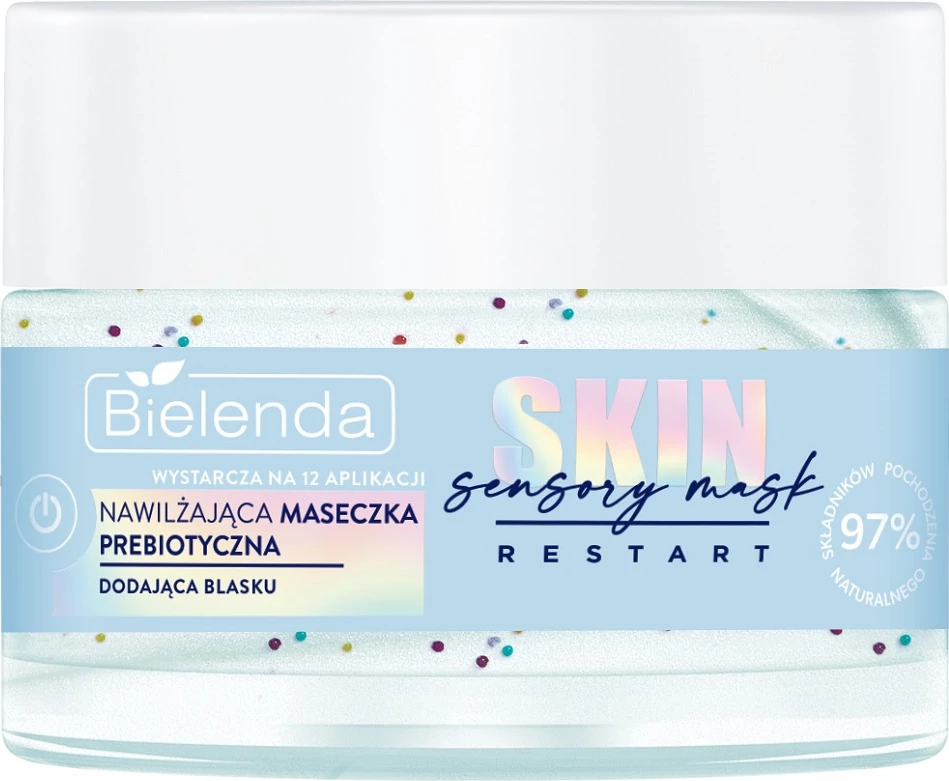 Maskë për fytyrë Bielenda Skin Restart Sensory Mask Moisturizing Prebiotic për femra 50ml
