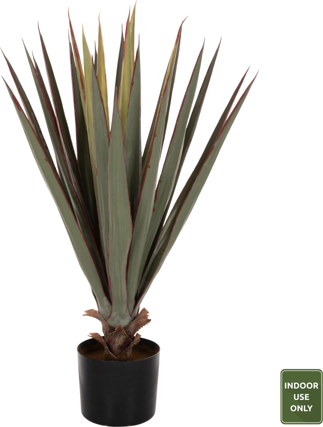 Bimë sintetike dekorative në vazo, FH7985, Sisal Agave, Φ13,5x13-76H cm