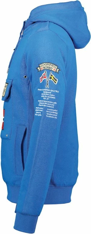 Duks për meshkuj Geographical Norway GYMCLASS MEN CAMO 100, blu